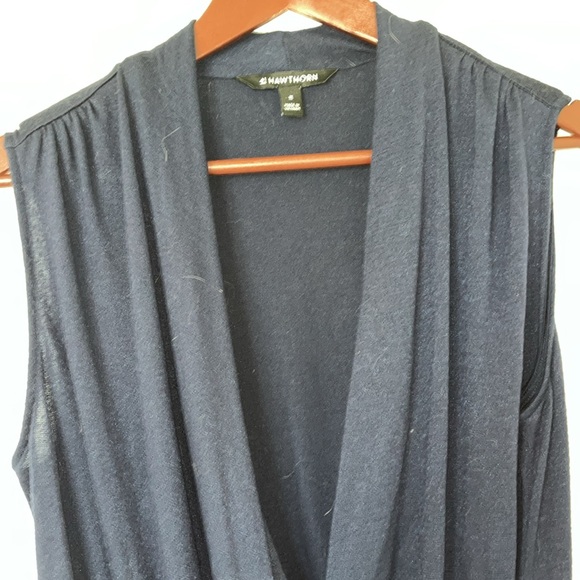 41 Hawthorn Navy Sleeveless Knit Top - Picture 4 of 7